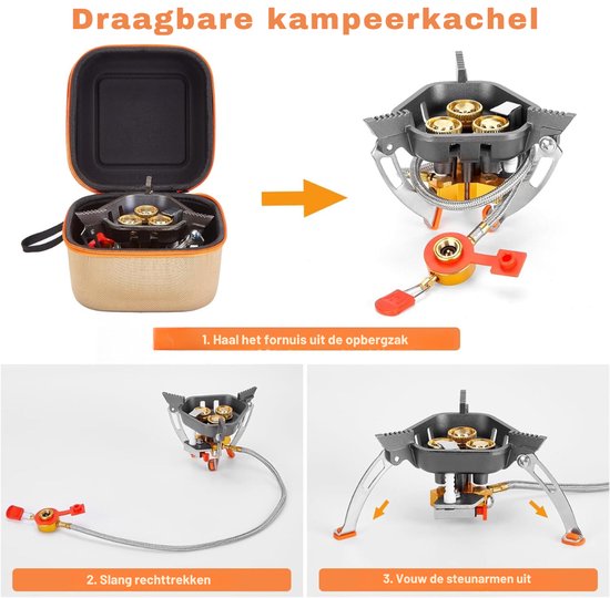 Core® Wokbrander - Kookbrander - Wok Brander - Zwart - 16cm x 16cm x 11cm van core — afbeelding 3