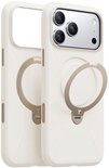 Wit Torras iPhone hoesje, opengewerkt, met open ringstandaard.