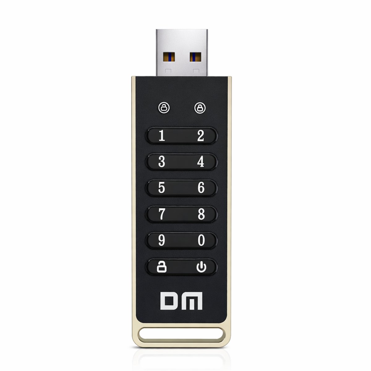 Perfect Speed USB Stick met Pincode 64GB - Code Beveiliging - USB 3.2 - Zilver