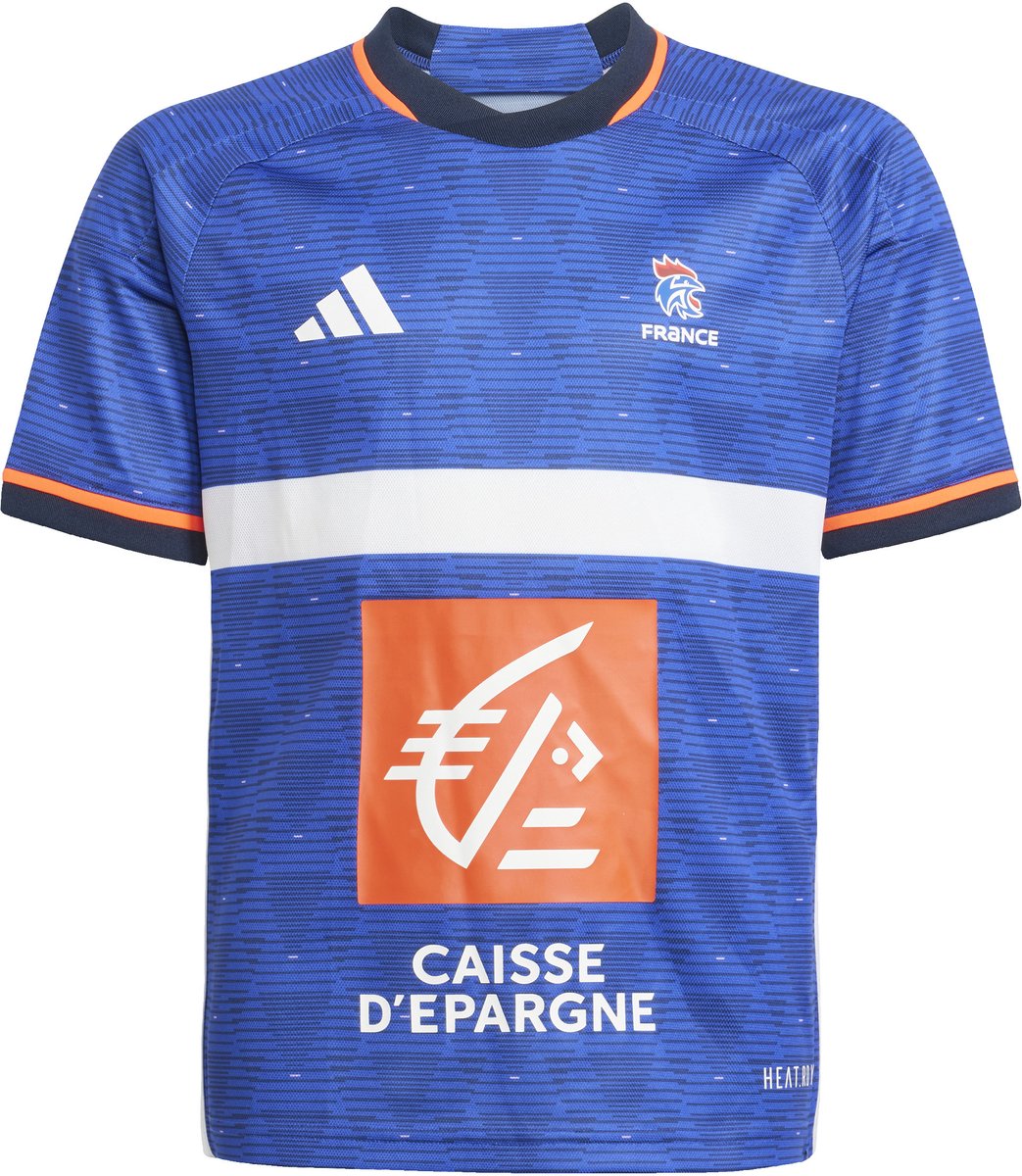 Trainingsshirt voor kinderen France 2025/26 Blauw