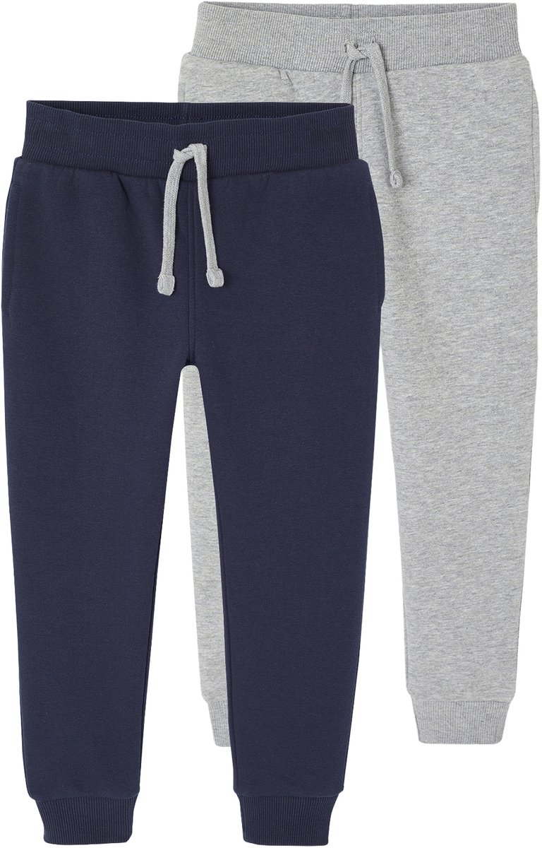 Vertbaudet Set van 2 basic joggingbroeken voor jongens