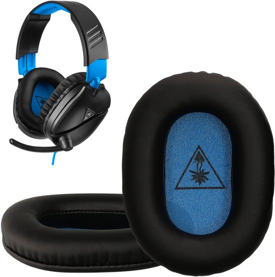 kwmobile 2x oorkussens geschikt voor Turtle Beach Recon 70 / Recon 50 / Recon 60P / Stealth 500 / 600 / 700 - Earpads voor koptelefoon in zwart