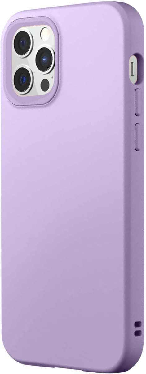 Rhinoshield, Coque pour Geschikt voor Apple iPhone 12 / 12 Pro Série SolidSuit Ultra Résistant, Paars