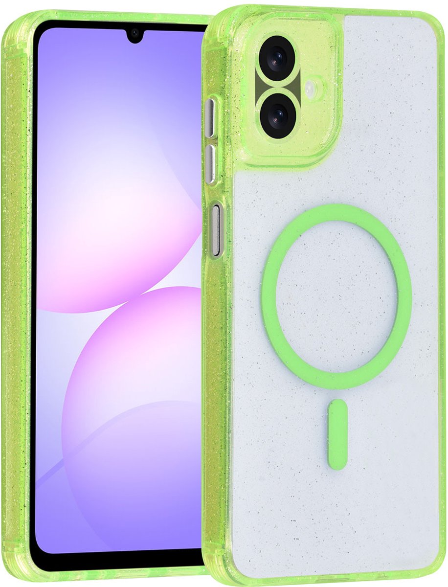 TUNIQ telefoonhoesje voor Samsung Galaxy A07 - MagSafe geschikt - Groen