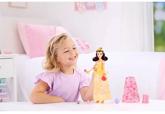 Disney Princess Belle 2 In 1 Stories Fashion Pop Roze Kinderen — afbeelding 2