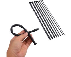 Dilator Set 8-Delig – Siliconen Penisplug Sounding Set – Urethrale Dilator 3-10mm – Voor Beginners & Gevorderden