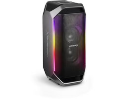 VolkanoX Partybox Thermix – Bluetooth Speaker 300W – Muziek Box – LED Verlichting – TWS Koppelbaar – Zwart