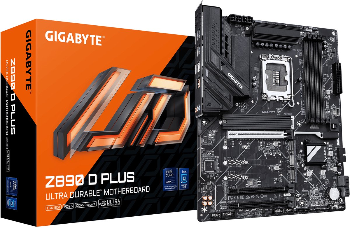 GIGABYTE Z890 D PLUS moederbord