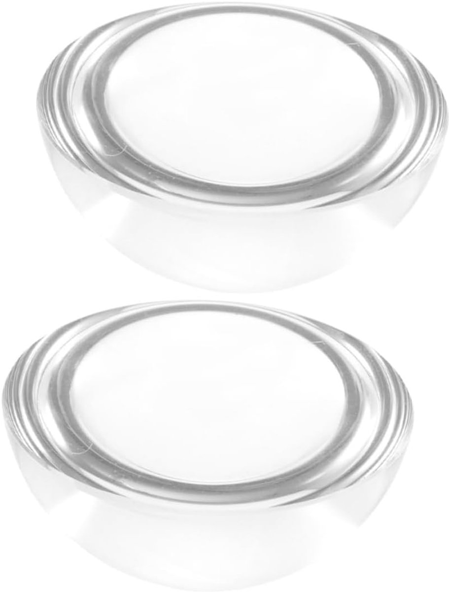 Glazen Gewicht - Papiergewicht Set - Kalligrafie Hulp - Set van Twee - 4x4x2 cm - Transparant