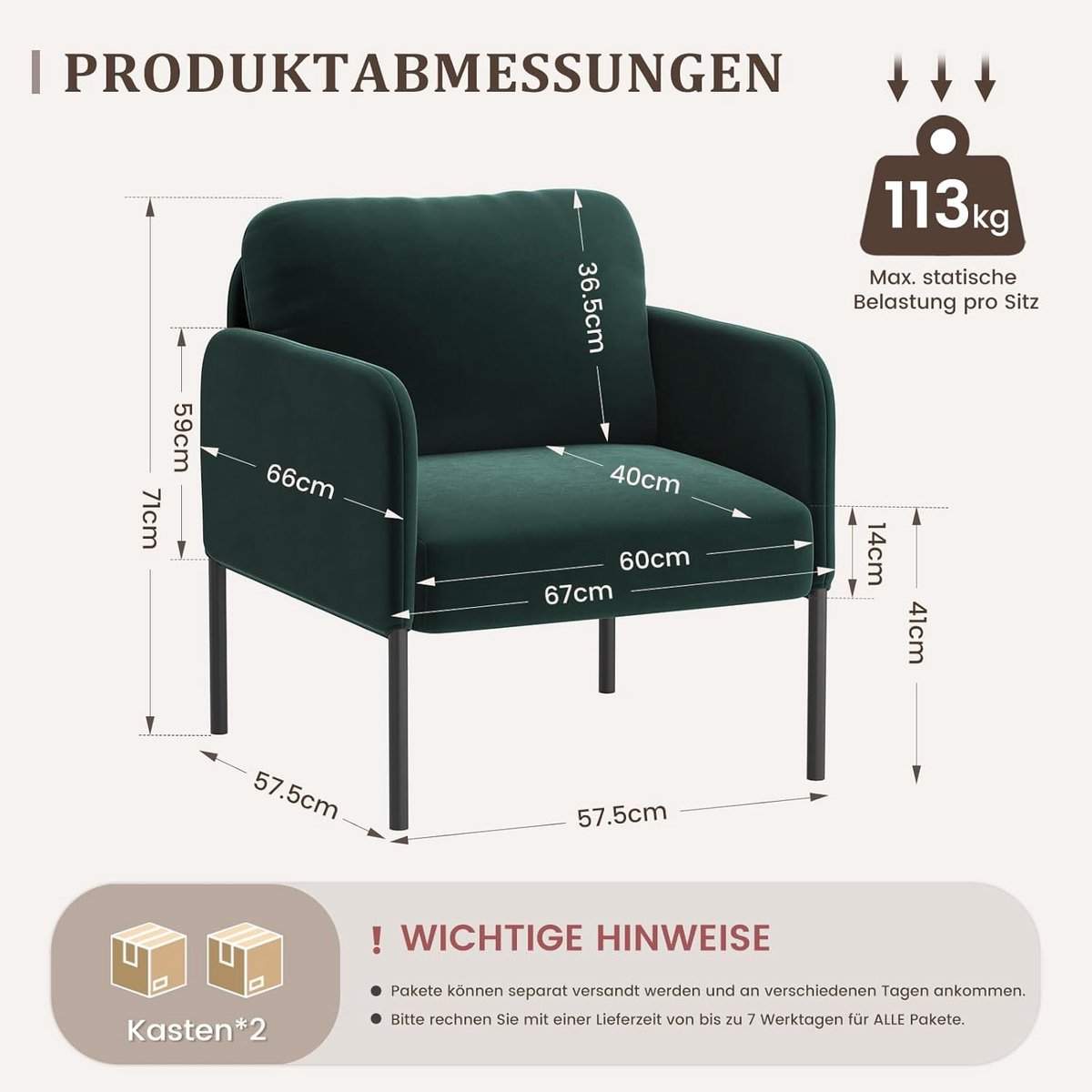 Fluwelen Loungestoel Set van 2 – Bellavero Luxe Gevoerde Fauteuils Groen – Moderne Accents