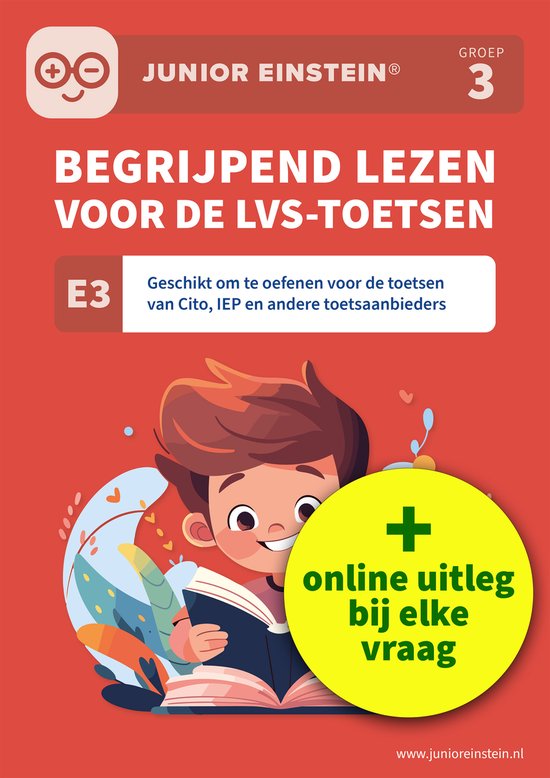 Begrijpend lezen voor de LVS-toetsen - Groep 3 - cover