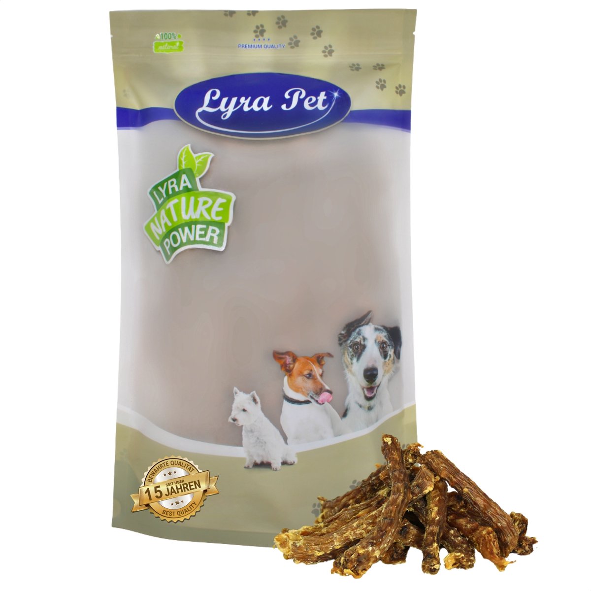 1 kg Lyra Pet® eendennekken