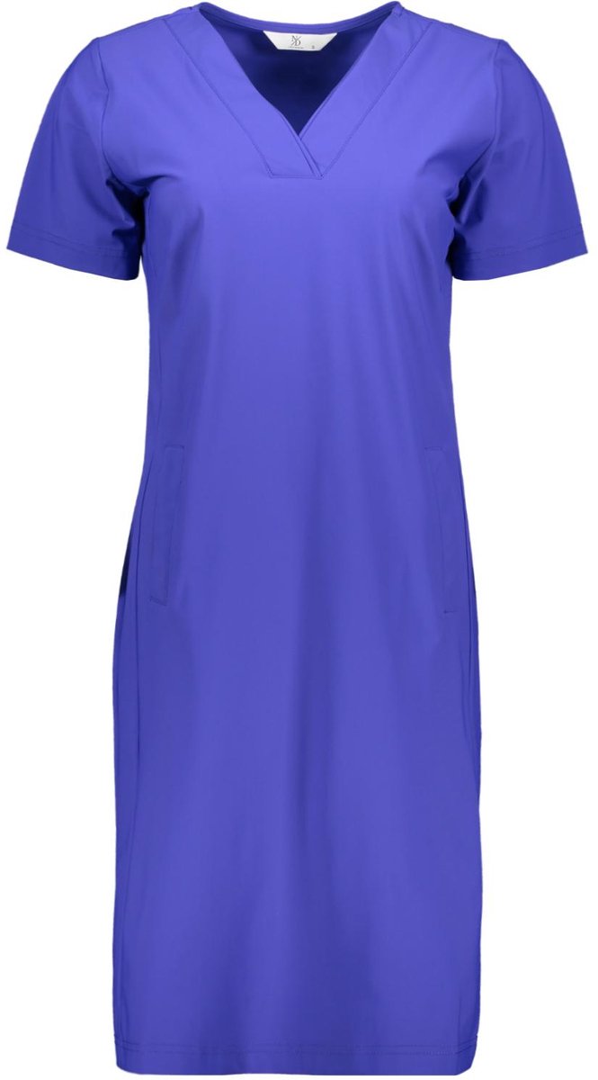 NED Jurk Seasonable Simo 1 2 Ss U100 Traveler 300 Kobalt Dames Maat - S