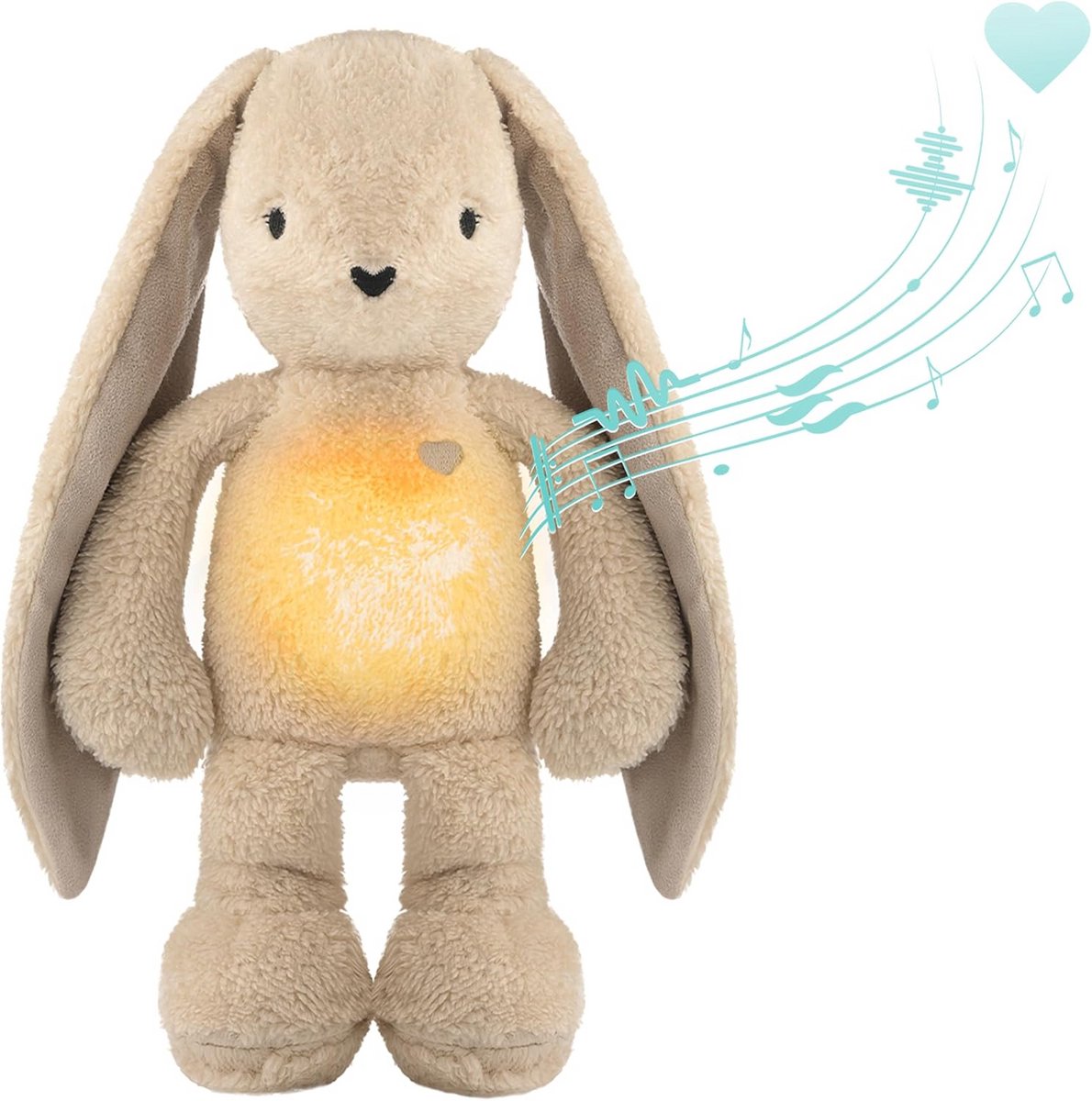 Kalmerend Knuffelkonijn met Witte Ruis, Melodieën en Nachtlampje