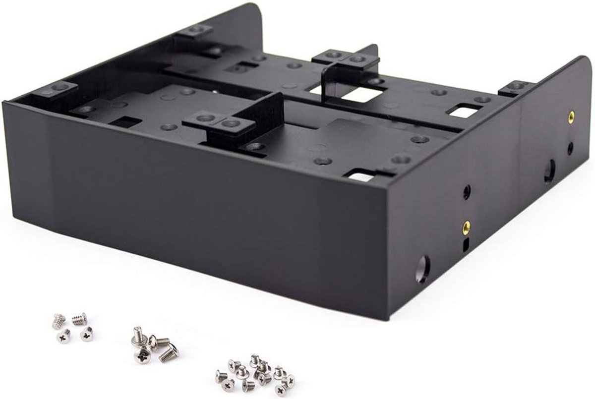 Adapterbeugel voor 2.5 en 3.5 inch HDD/SSD in 5.25 inch Bay