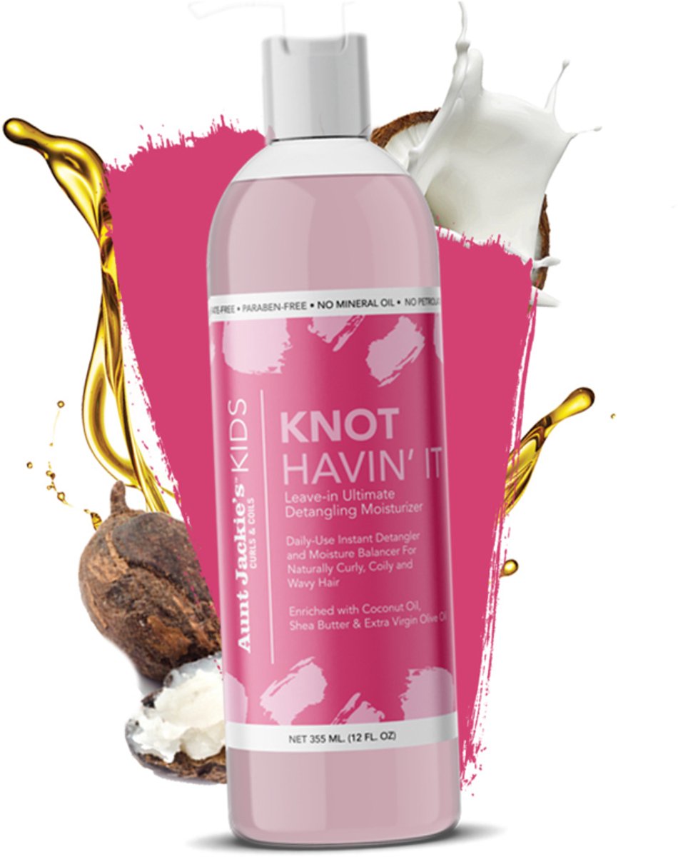 Aunt Jackies Girls Fabulous Curls & Coils Knot Having' It Leave in Detangling Moisturizer 355 ml