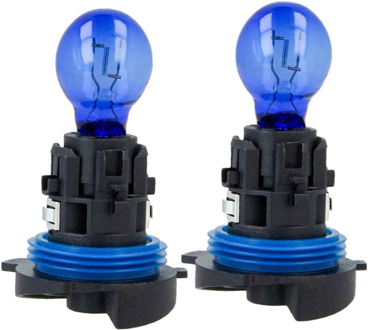 2x Witte Halogeenlampen 12V met Xenon-effect BA15S R5W 5W
