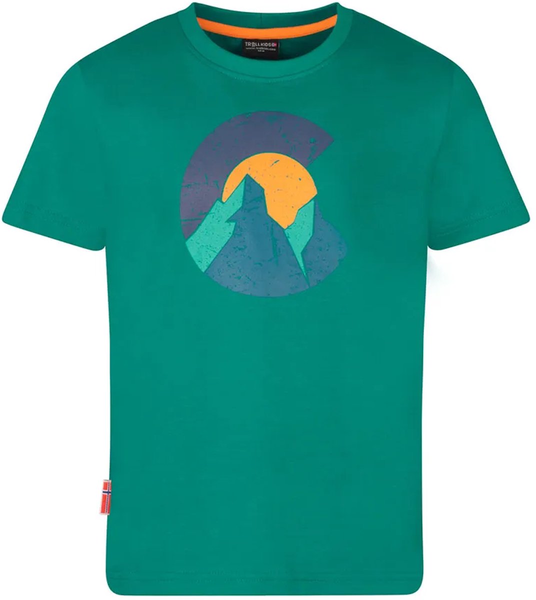 Trollkids Halsafjord T-shirt Met Korte Mouwen cm Kinderen Groen