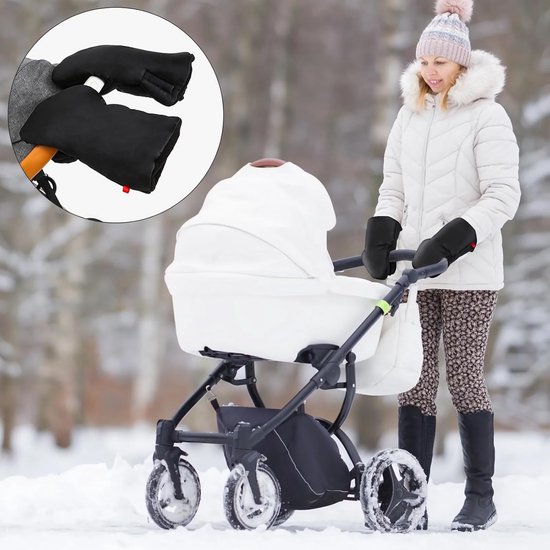 Waterdichte Handwarmers voor Kinderwagen en Buggy set van 2 — afbeelding 2