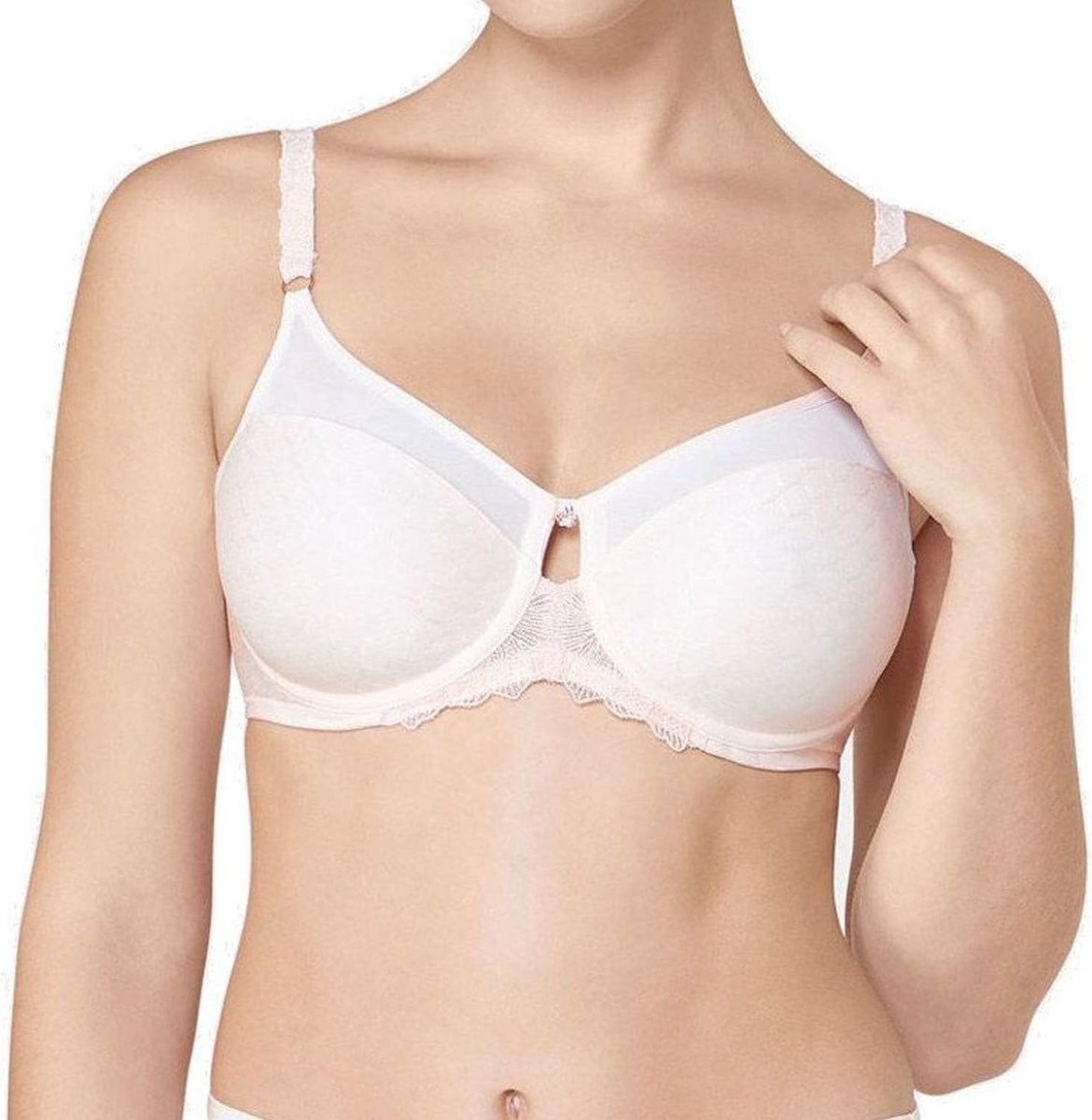 Dames Beha met Florale Details en Comfortabele Pasvorm