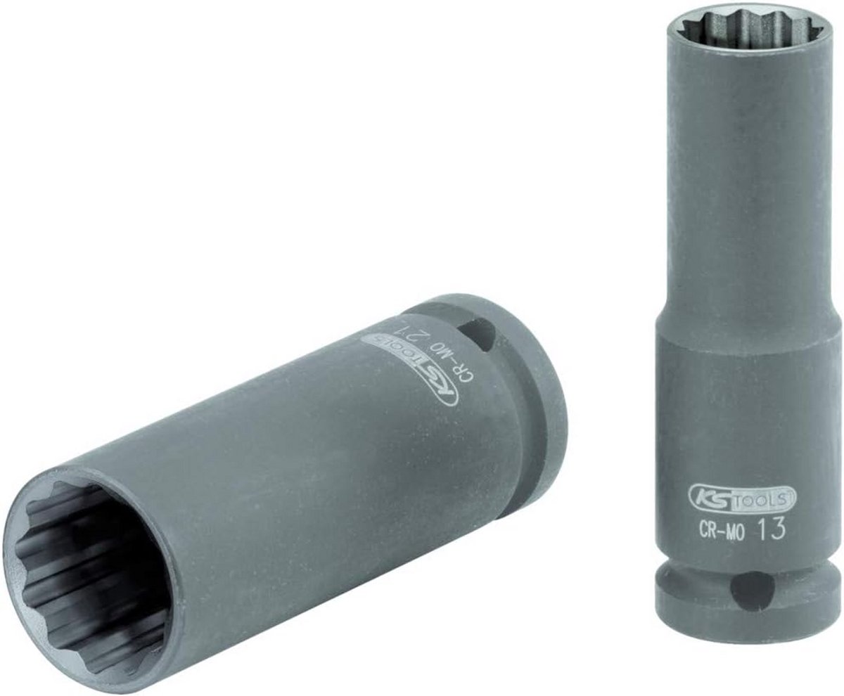 Slagsleutel Dopsleutel 1/2" Twaalfkant Lang 32 mm Chroom Molybdeen