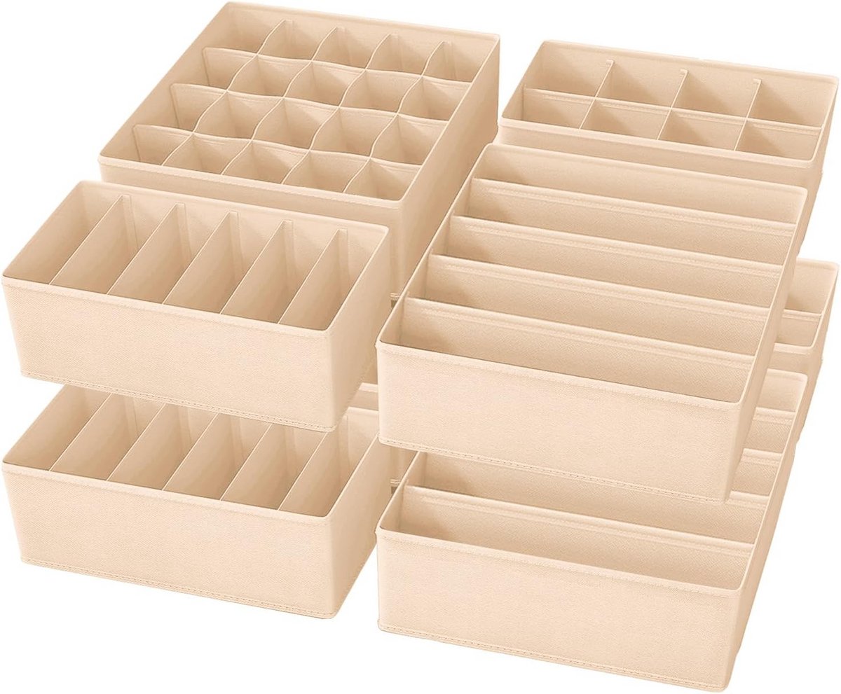 Set van 8 Lade Organizers voor Ondergoed, Sokken en Accessoires
