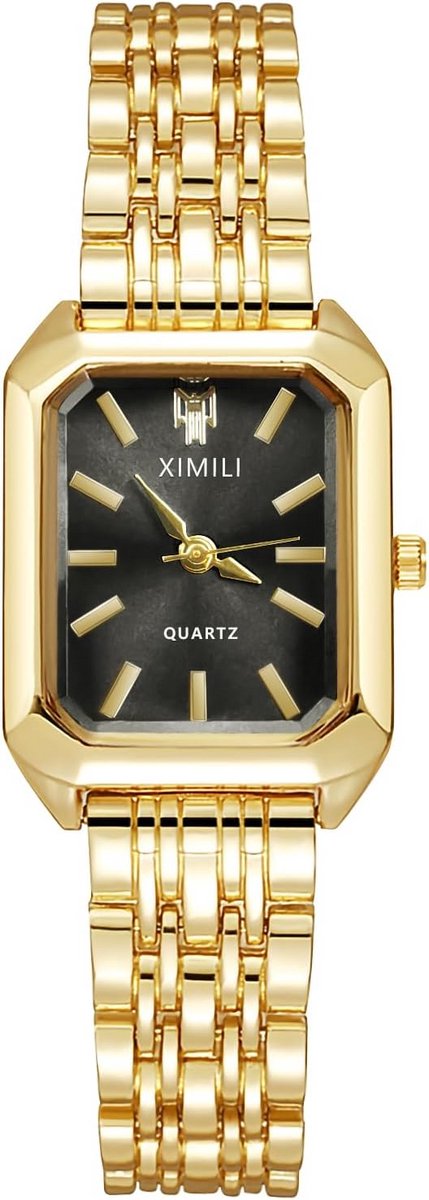 Analoge quartz dameshorloge met RVS band, stijlvol en klassiek polshorloge