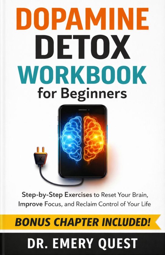 Dopamine Detox Workbook for Beginners - cover