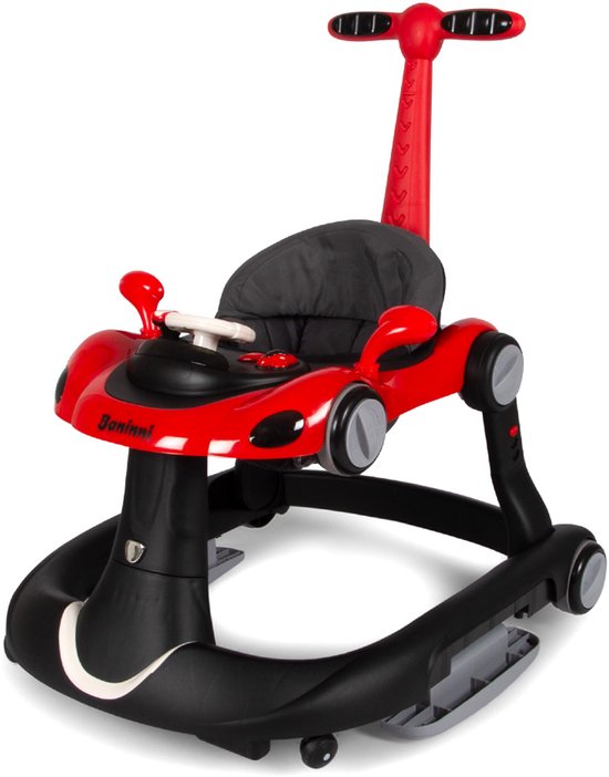 Baninni Loopstoel Mano 5-in-1 Rood van Merkloos — afbeelding 3