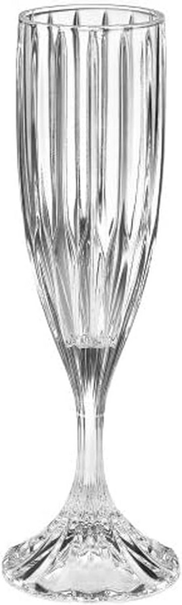 Luxe Fluted Kristal Glas voor Champagne en Mousserende Dranken