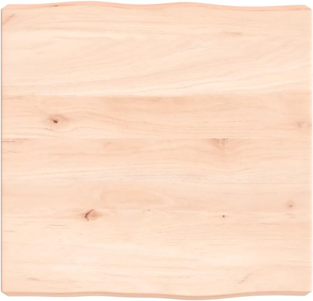 Massief Eikenhouten Tafelblad met Natuurlijke Rand - DIY Meubelblad