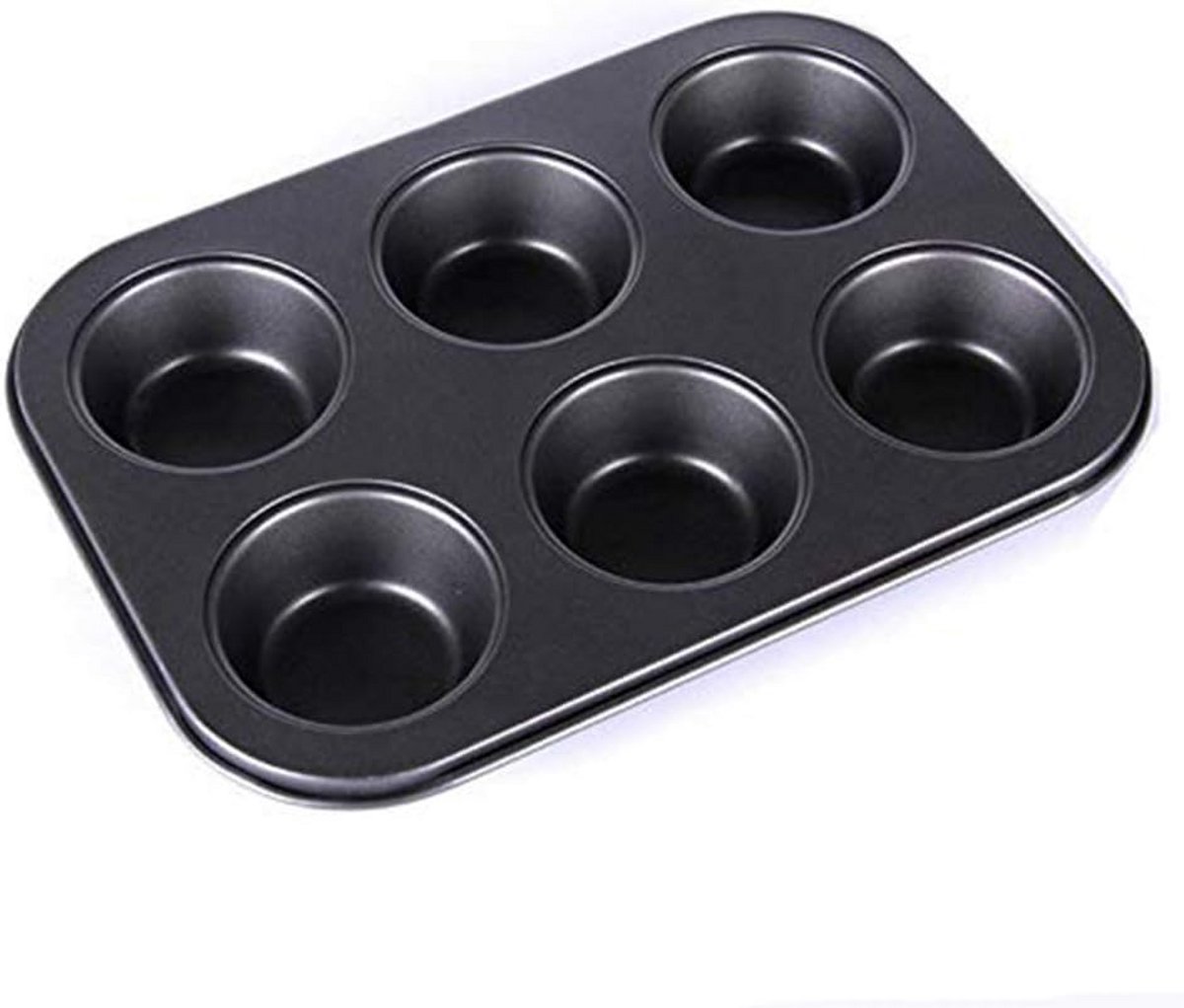 Muffinbakvorm 6 Cups - Anti-aanbaklaag & BPA-vrij - Vaatwasserbestendig