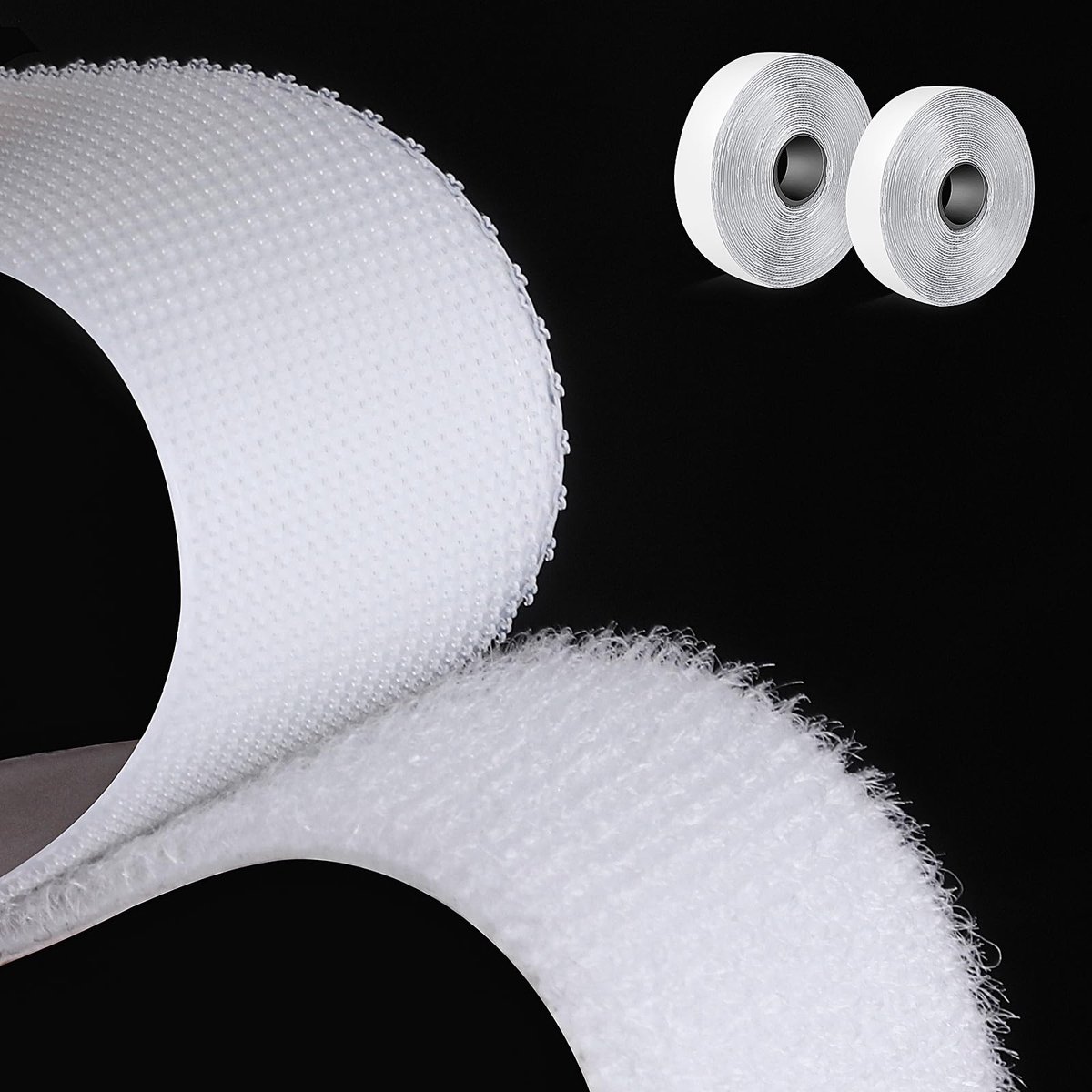 Zelfklevende Haak-en-lusband - 8 m Lang - 20 mm Breed