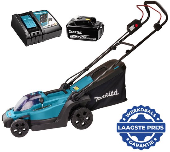 Makita DLM330RT LXT 18 V Accu Grasmaaier | 33 cm | incl. 5.0 Ah accu + snellader | In doos