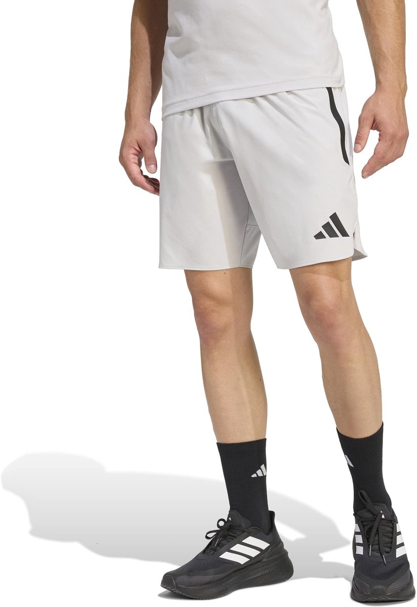 ADIDAS - tt shorts - Voetbalbroek heren - Grijs