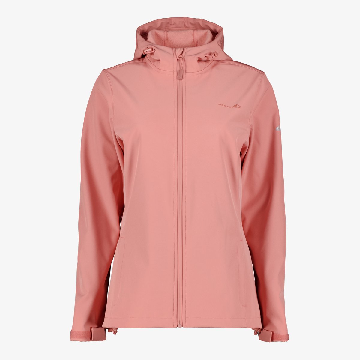 Mountain Peak dames softshell jas roze - Maat M