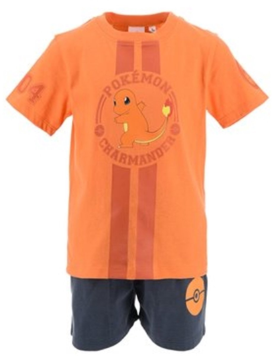 Pokemon Pyjama Orange Katoen Maat 128