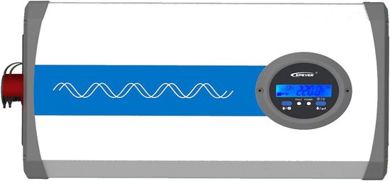 Zuivere Sinus Spanningsomvormer 1500W 12V naar 230V met LCD Display