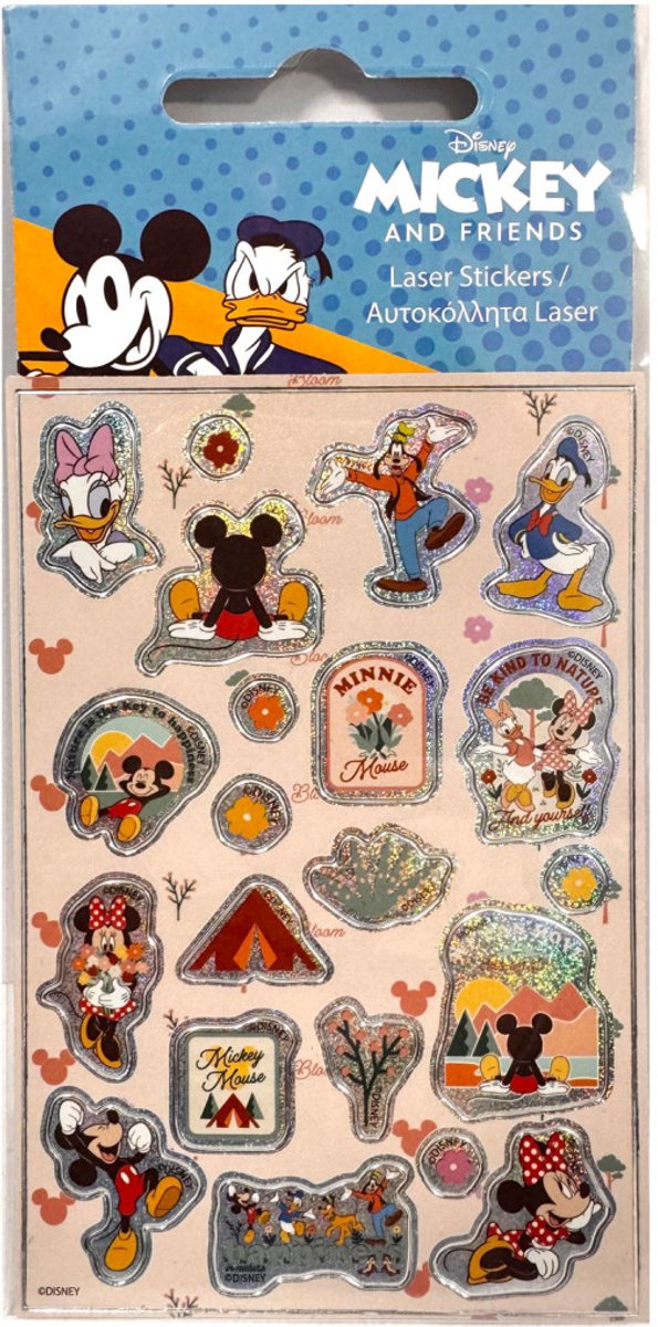 Disney Mickey Happiness hologram sticker set