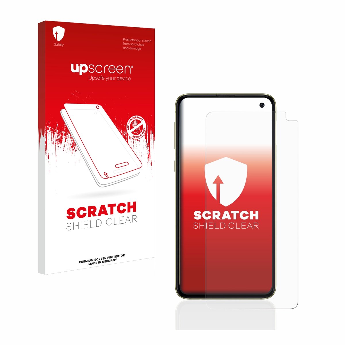 upscreen - Screenprotector voor Samsung Galaxy S10e - Folie Beschermfolie transparant