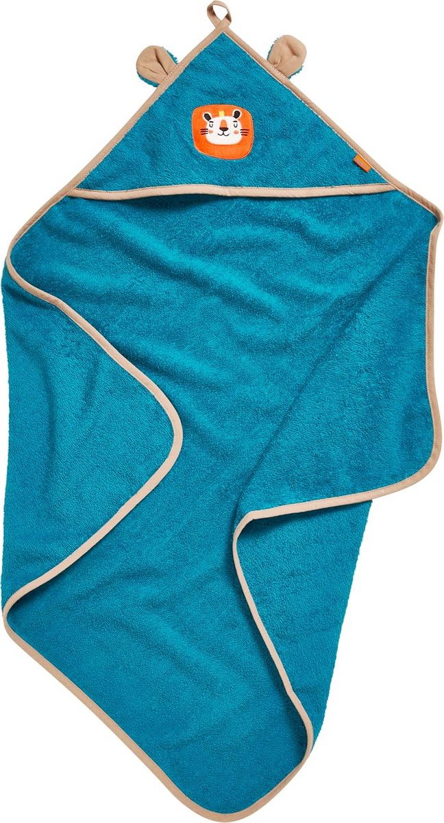 Absorberende Kinderbadjas met Capuchon van Zachte Katoenen Badstof
