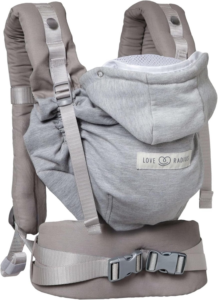 Ergonomische Babydrager met 3D-Fit voor Pasgeborenen tot Peuters