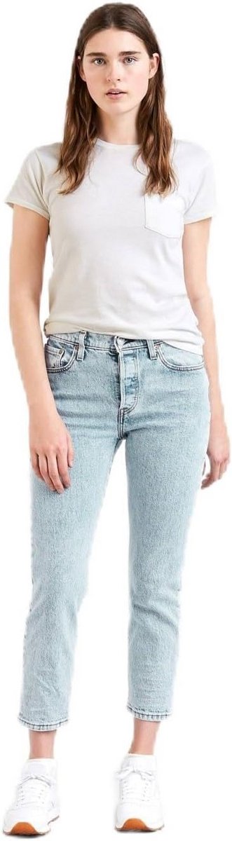 Korte Cropped Jeans voor Dames in Klassieke Stijl