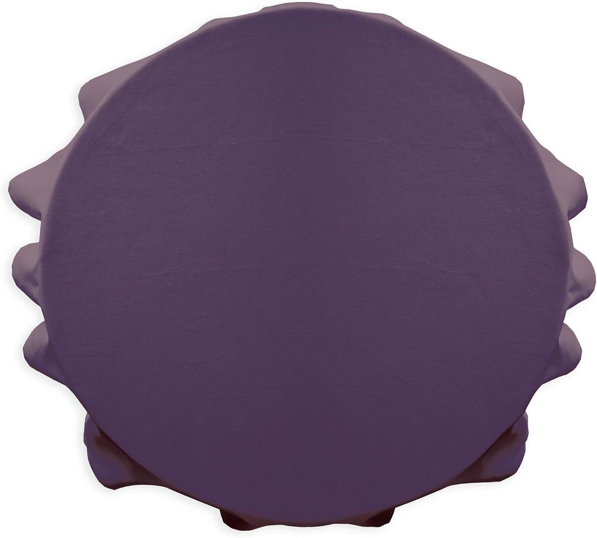 Ronde Tafelkleed 180 cm Wit Polyester - Wasbaar en Duurzaam