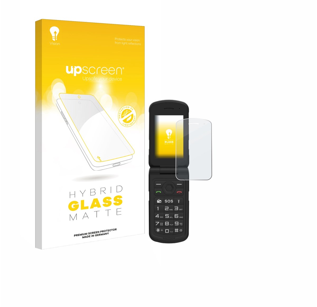 upscreen - Screenprotector voor AGM M10 - Folie Beschermfolie Beschermglas matte