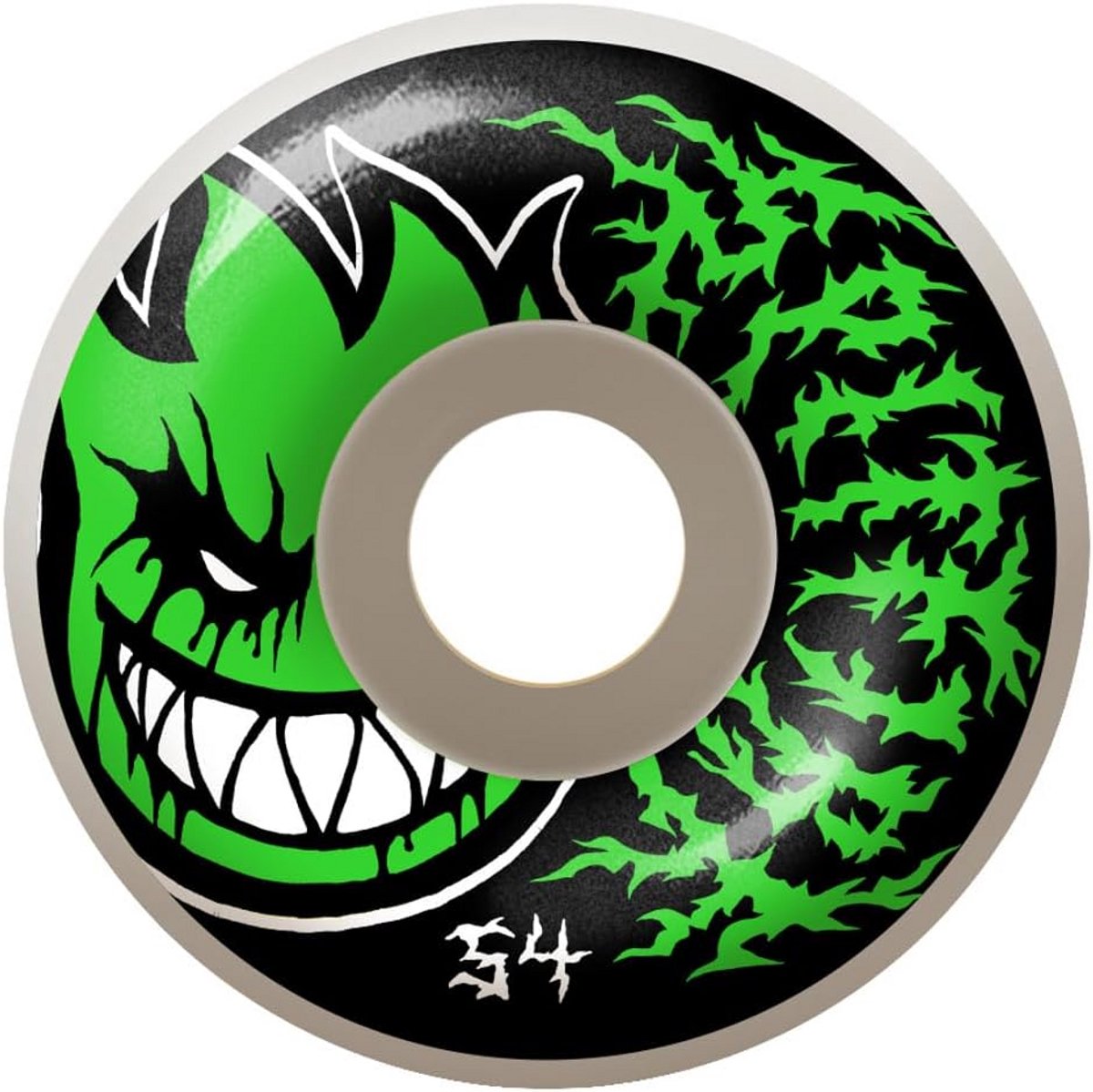 Skateboard Wielen 54mm 99A Classics Vorm Duurzaam Wit/Groen