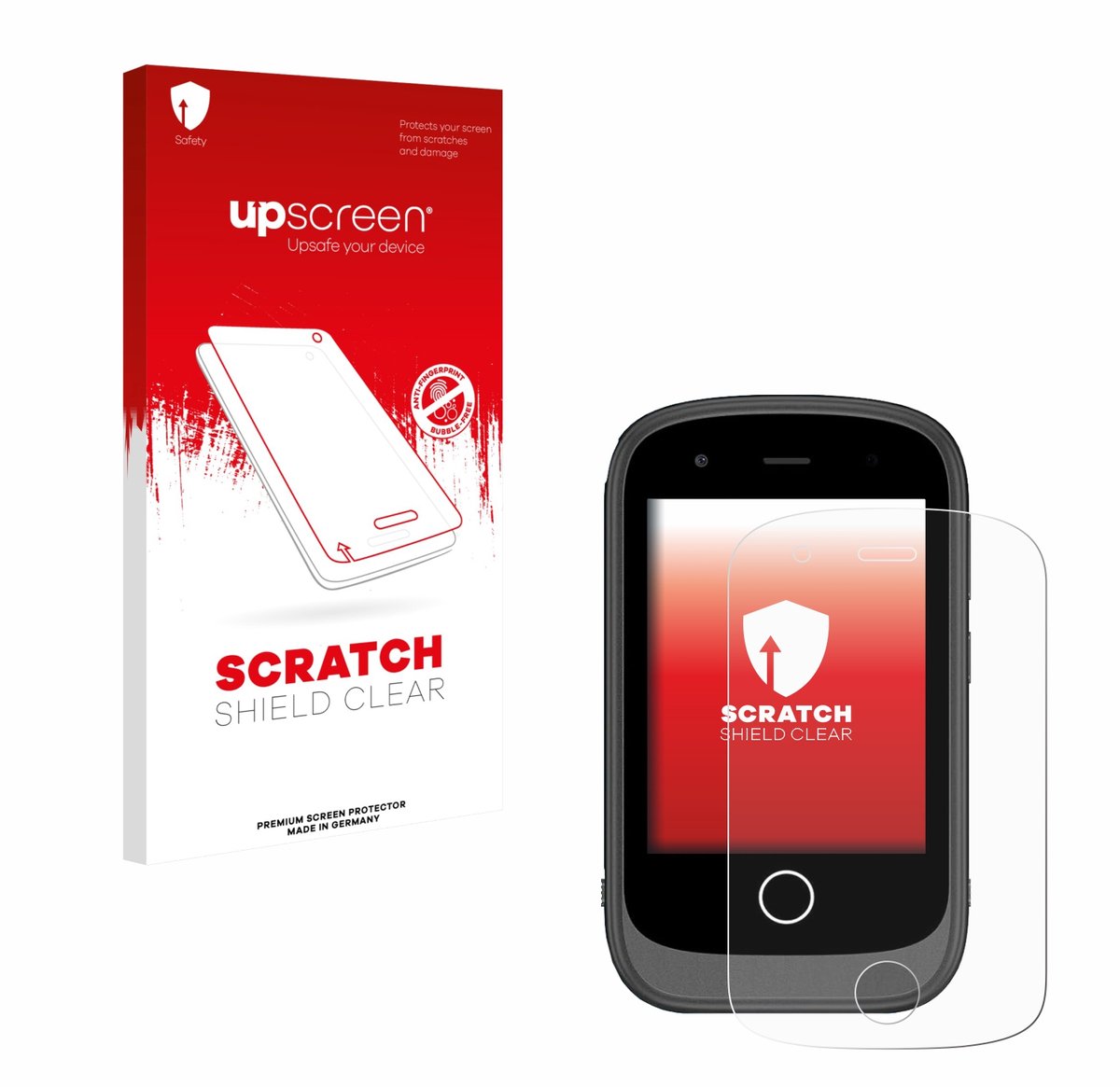 upscreen - Screenprotector voor Alutoria PH05 - Folie Beschermfolie transparant