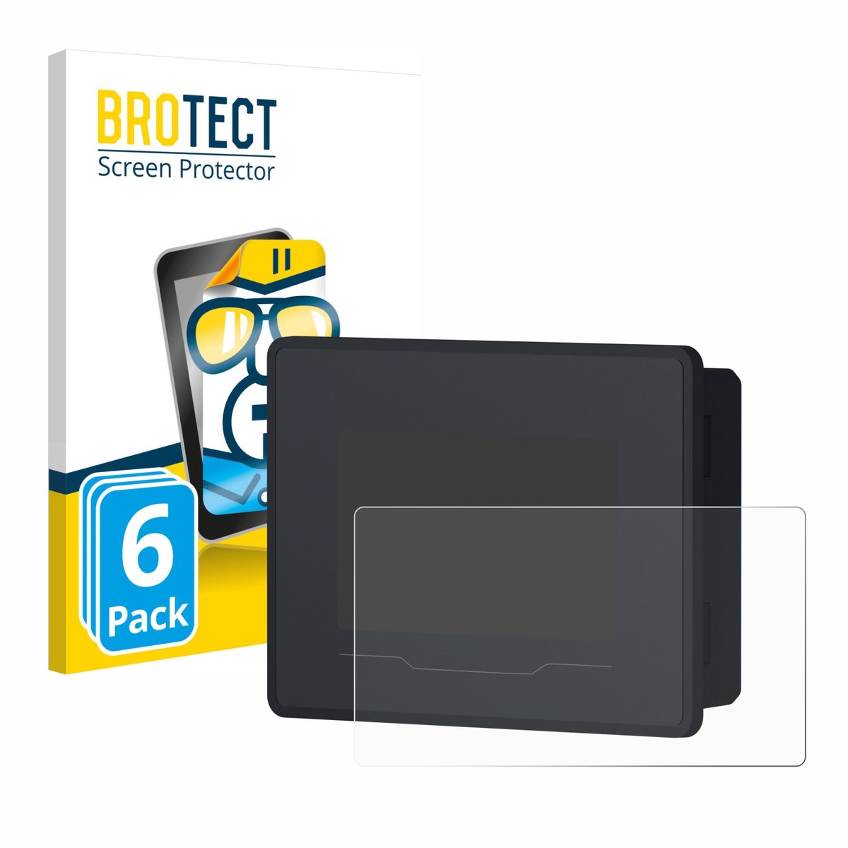 BROTECT - Screenprotector voor Vipa H41-71A41 - Folie Beschermfolie transparant 6 Stuks