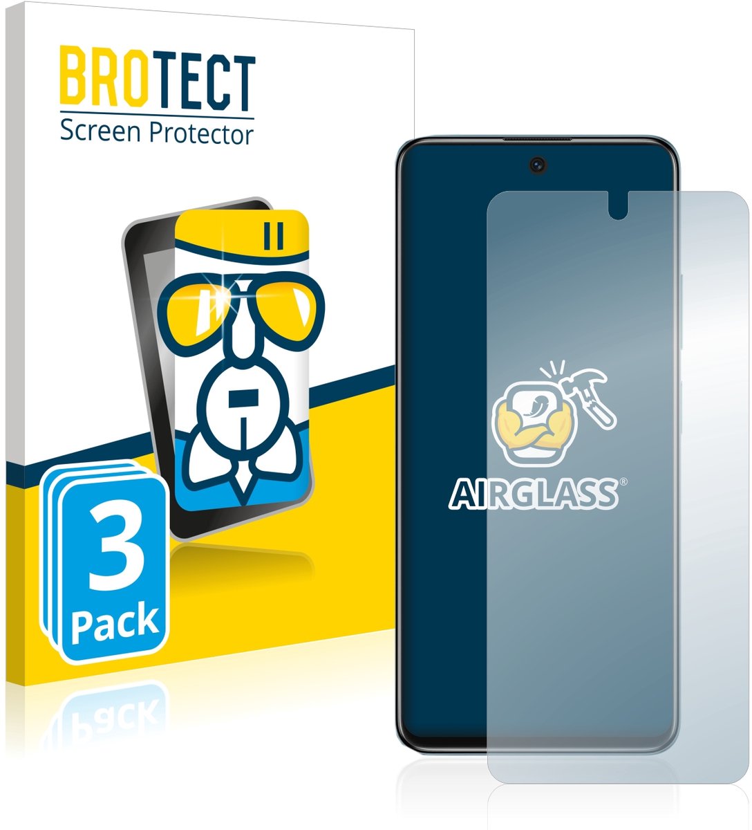Screenprotector 3 Stuks voor Xiaomi Redmi Note 11S 5G Beschermglas transparant