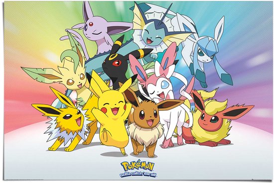 Poster Pokemon - 61 x 91,5 - Papier - REINDERS